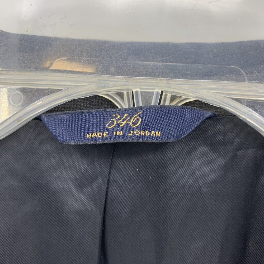 Brooks Brothers 346 Stretch Wool Lycra Blazer 2 Button Dark Gray Mens 41 Reg - Picture 2 of 5